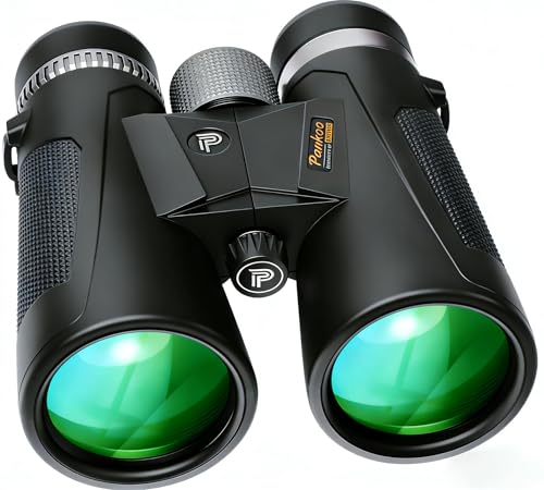 Pankoo 20x56 Binoculars for Adults High Powered - Large View Waterproof Binoculars with Clear Low Light Vision - Compact Binocular Essentials for Hunting Camping Cruise Travel Bird Watching Sports