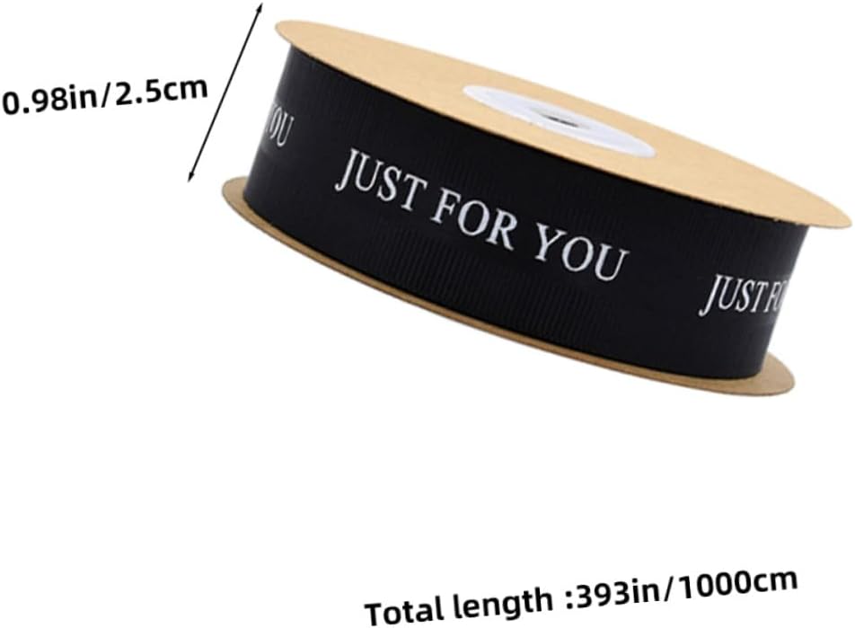 Wedding Satin Ribbon Black 10 Meters 3 Rolls Decorative Crafting Ribbon for Flower Bouquet Wrapping Packaging DIY Party and Wedding Decorations