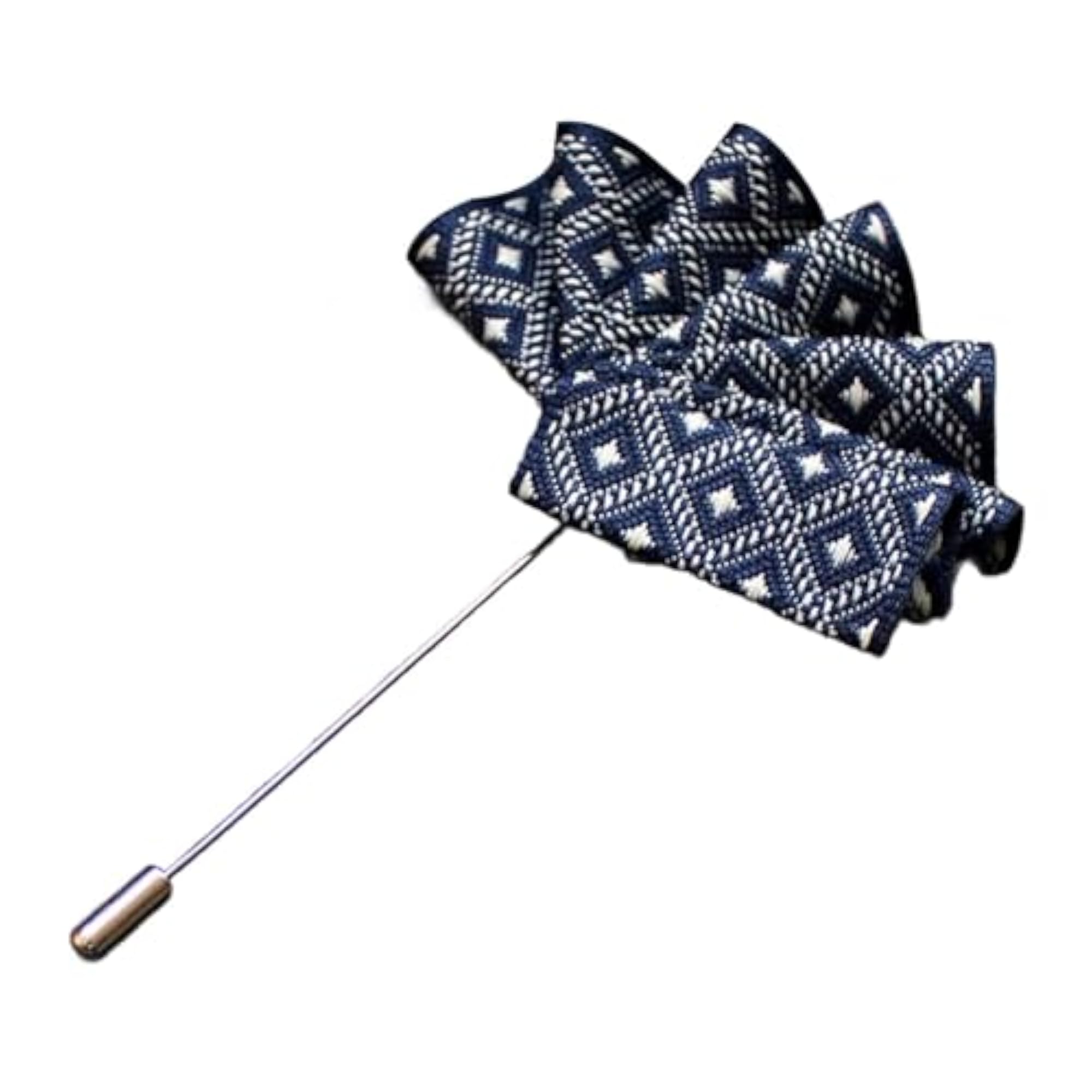 Men's Classy Decorative Lapel Pin with Pocket Towel for Festivals