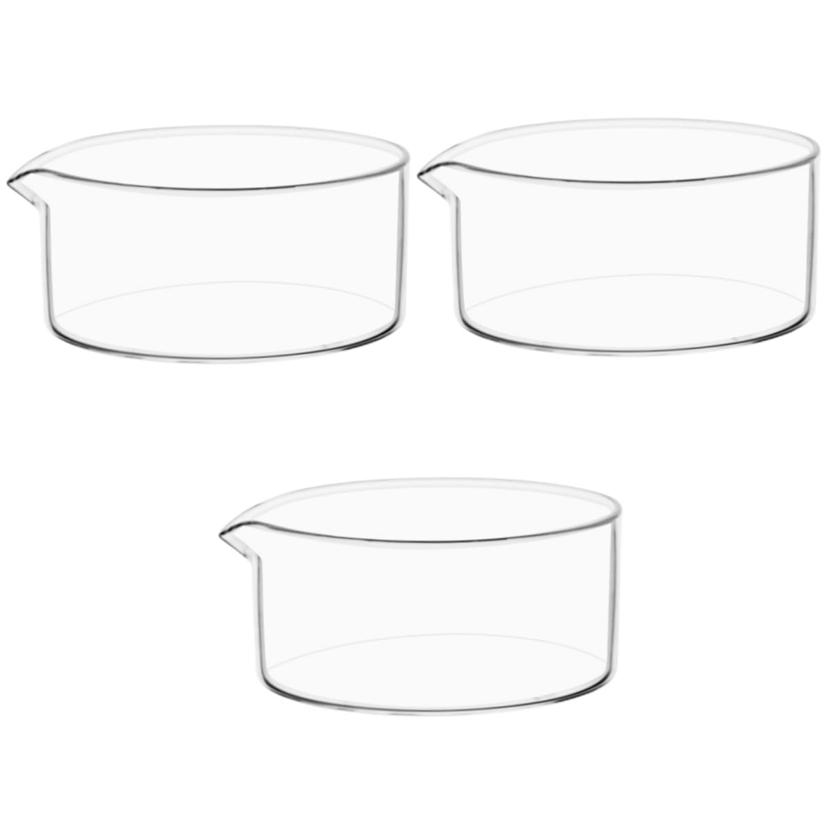 3 Platos De Porosidad Para Laboratorio Cristalización Herramienta De Evaporación De Vidrio Resistente A Ácidos Y Álcalis Para Aulas De Laboratorio.
