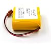 (4-Pack) BR-CCF2TH 6V Lithium Replacement Battery for Fanuc oi Mate Model-D, Panasonic Controls, PLC Computer Ge Fanuc A06 Series A98l-0001-0902, BR-CCF2TE CNC Coaster (Cutler Hammer), Brown Connector