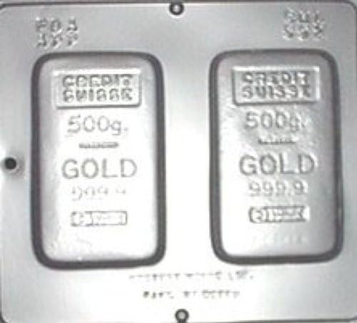 Gold Bar Chocolate Candy Mold 592