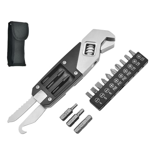 Image of LICHTSPortable Wrench with Storage Bag Stainless Steel Wrench for Home Use Camping|Home & Garden | Tools | Hand Tools | Wrenches | Adjustable Wrenches