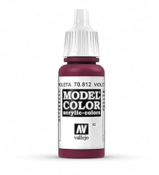 Vallejo 812 Model Color 17 ml Acrylic Paint - Violet Red
