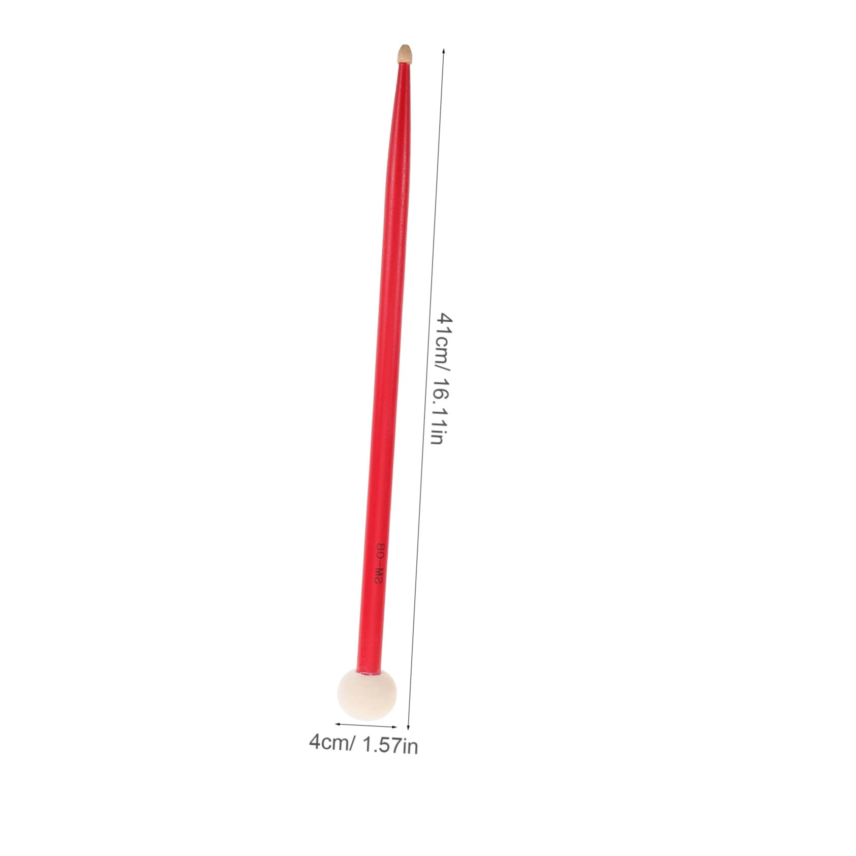 Baquetas de Percusión de Doble Cabeza para Timbal de Arce Resistente Mallets Versátiles para y Batería Accesorio Preciso para Músicos Amateurs