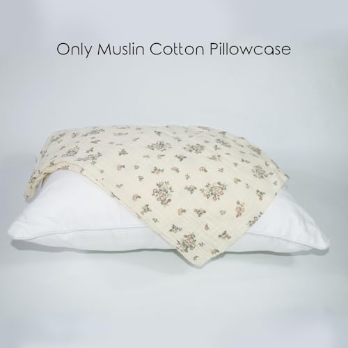 Dormlony Organic Cotton Muslin Mini Pillowcases With Envelope Design,2 Pack Ultra Breathable Kids Toddler Pillowcases For Boys And Girls- 13 X 18 Inches thumb #3