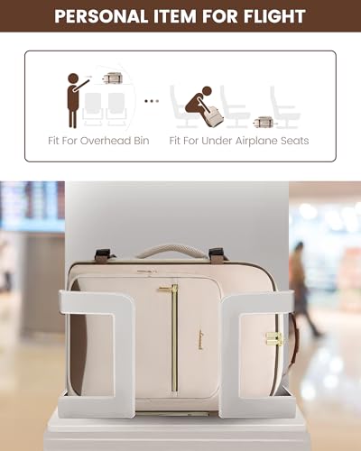 Image of LOVEVOOK 40L Travel Backpack Flight Approved Carry on Backpack,3 Packing Cubes,Waterproof Personal Item Travel Bag,TSA Carry on Luggage Suitcase Travel Essentials,Gifts for Women & Men,fits 17 inch Laptop