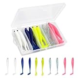 NAHGDU 20 Calendario Avvento Pesca 7 Cm Multicolori, Realistici Per Acqua Dolce E Salata