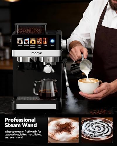 Mooye Espresso Machine with Grinder
