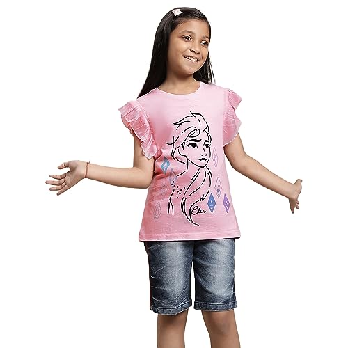 Image of Kidsville Girl's Printed Regular Fit T-Shirt