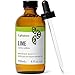 Lime Oil - Pure, Undiluted & Unfiltered, GMO-Free, Premium Quality - Use with Aromatherapy Diffuser & Massage Oil - w/Dropper (4 oz.)