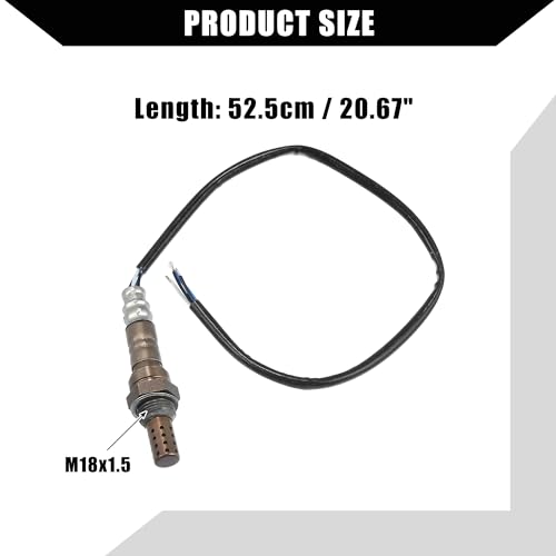 Hihaha No.MD136308 Front Left Upstream Oxygen O2 Sensor for Honda Civic 1.4 1.6 94-05 / Front Left Air Fuel Ratio Sensor/Durable Metal / 1 Set Black - Image 4
