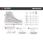 SHIMA EXO Motorrad Schuhe Herren Leder ATOP Verschluss Motorradstiefel Protektoren Sneaker Rutschfeste Sohle Knöchelstütze Seitlicher Bikerboots (Schwarz, 47) – Bild 5