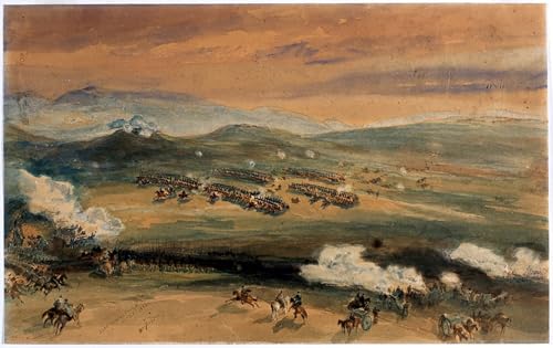 Affiche bataille de Balaklava par William Simpson impression toile 60x90cm