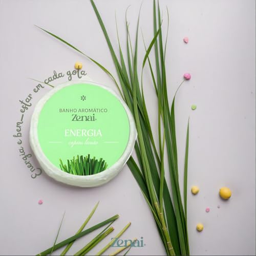 Banho Aromático Zenai - 9 Pastilhas Com Óleo Essencial (Lavanda, Pitanga Negra, Capim Limão) | Aroma