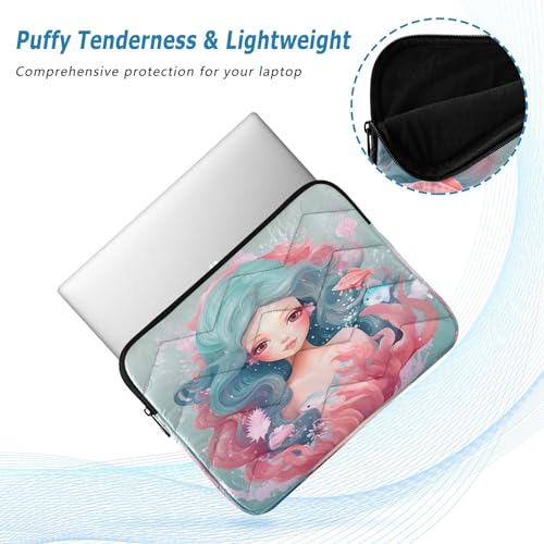 Funda para portátil 13-14 pulgadas diseño sirena impermeable miniatura 5