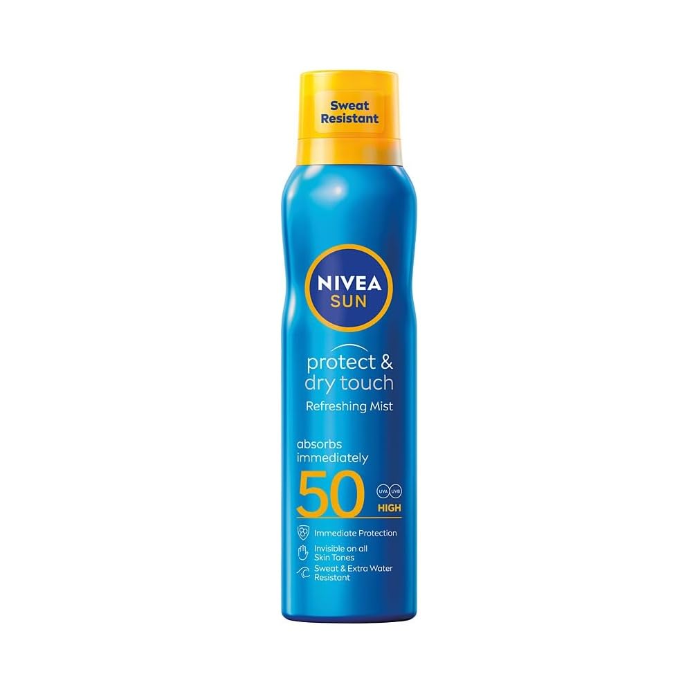 NIVEA SUN Balsam do Opalania w Aerozolu Protect & Dry Touch SPF50 200ml