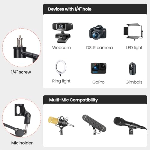 Image of TARION Modular Light and Microphone Boom Arm Titanrig Arm Y