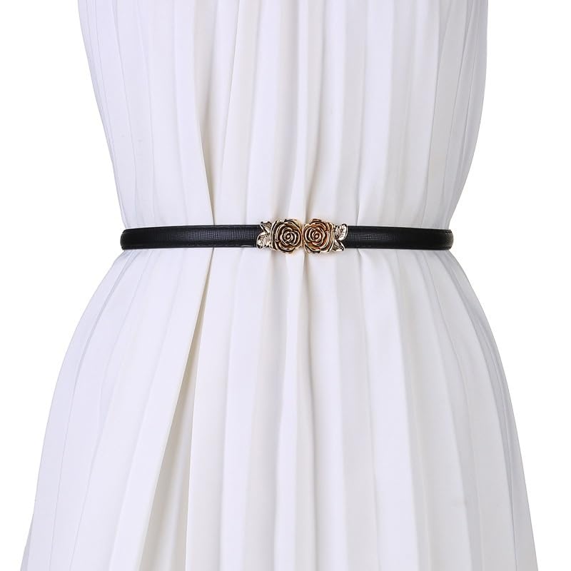 Women's Leather Belt Versatile Decorative Dress With Shirt And Suit Small Belt For Women(Onecolor)2