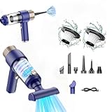 Cordless Handheld Vacuum Cleaner, 8500Pa Powerful Suction Portable Rechargeable Lightweight Quick Charge Small Hand Held Vacuum Cordless for Car, Home, Carpet Stairs, Office and Pet Hair, Blue Color