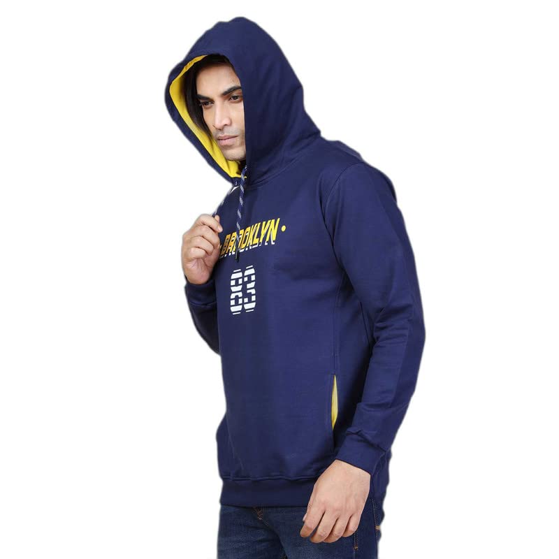 Image of Palm Island Men's Stylish Round Neck Cotton Hodded Hoodie Sweatshirt