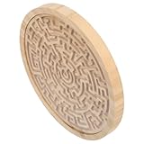Uonlytech Holz Labyrinth Rundes Montessori Maze Puzzle Brett für...