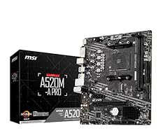 MSI A520M-A PRO Motherboard AMD A520 Socket AM4 micro ATX
