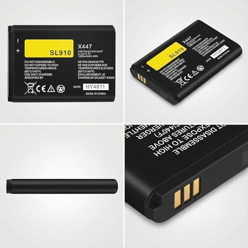 Battery for Siemens Gigaset SL910 SL910A SL910H V30145-K1310K-X447, V30145-K1310K-X447-0-HY Replacement Battery