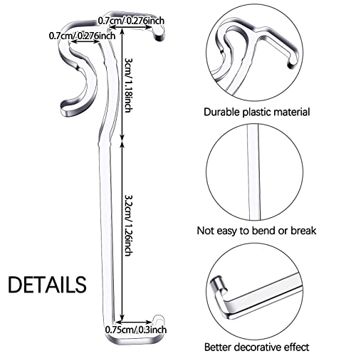 Clips ocultos para cenefa de persiana horizontal que aseguran una sujeción invisible de 2.5" 3