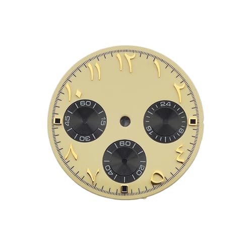 Cadran VK63 de 29mm pour boîtier 39mm et mouvement quartz