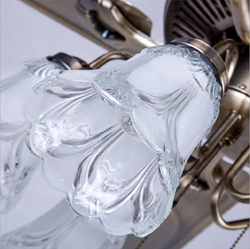 Miniatura 3 de Juego de 4 ventiladores de techo transparentes y esmerilados de alta calidad, pantalla de vidrio de repuesto de estilo transitorio con tamaño