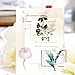 Obujopal 100 Pcs Pink Flower Stickers for Scrapbooking Junk Journal Notebook Diary Planner Letter Card Making Collage Envelope Water Bottle Phone Case Craft Decoration (Pink)