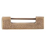 Weinleseschloss, Kupferschloss, professionelles Design, antikes Vorhängeschloss, präzises Haus für Wertschätzung für Dekoration Hochzeitsgeschenke für Schmuck(7cm spacing)