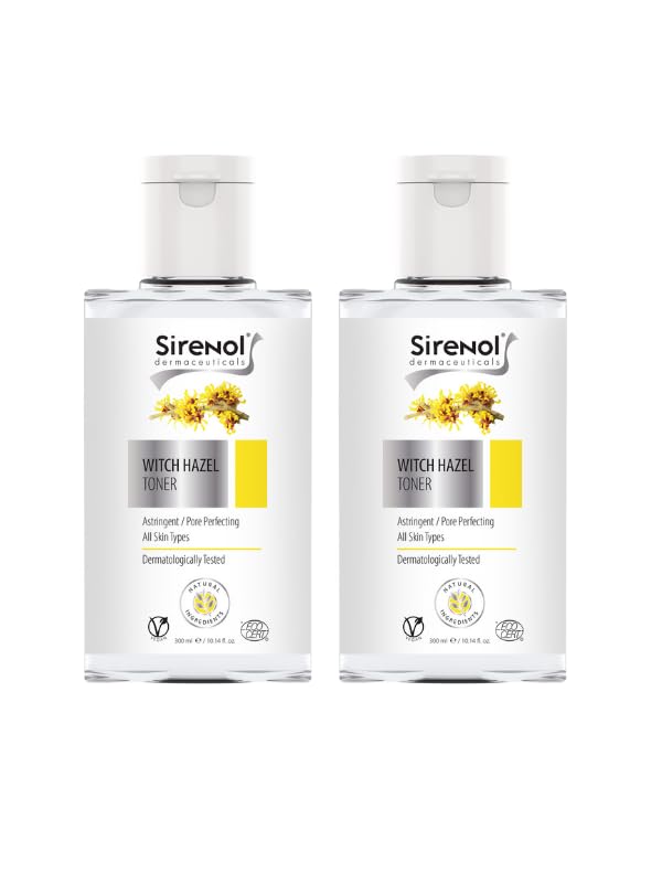 Sirenol Doğal Cadı Fındığı Cilt Sıkılaştırıcı 2'li Tonik Set (1 Adet Ped Hediyelidir)