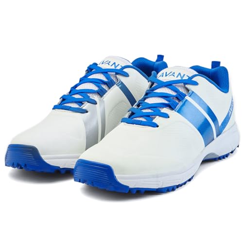 Image of AVANT Men's PaceMax Cricket Shoes - Anti Skid Rubber Outsole, Lightweight & Cushioned, Ideal Turf & Hard Ground Cricket Shoes