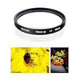 Filtr zbliżeniowy obiektywu aparatu +1 +2 +4 +8 +10 dioptrii zbliżenie zestaw filtrów makro do aparatu bezlusterkowego Nikon Zf z obiektywem NIKKOR Z 40 mm f/2 SE