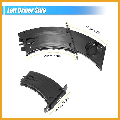 Set 3 piezas Portavasos retráctil para BMW E90 E91 miniatura 5