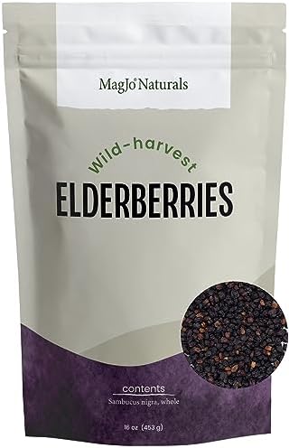 MagJo Elderberry Dried Wild Harvest, Elderberries