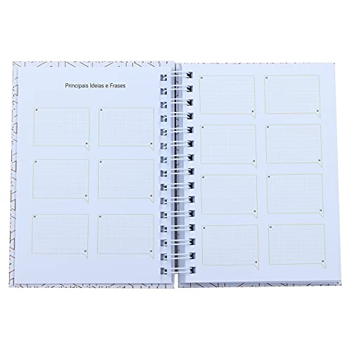 Planner de Leitura, Capa Dura, 220 Páginas, 20x14cm