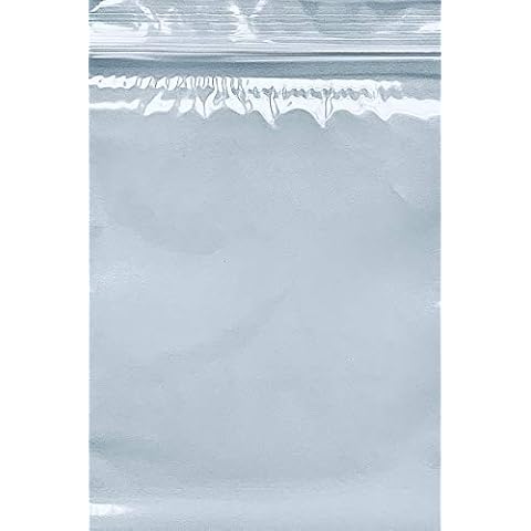 Pack of 100 Bags - 2.25'' x 3'' Multipurpose Plain Reusable Resealable Strong Clear Plastic Polythene Grip Seal Zip Lock Bags - Various Sizes (2.25'' x 3'') Cover