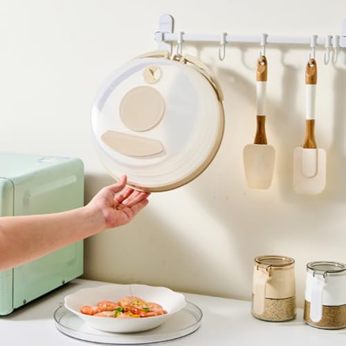 Protège-Aliments Micro-Ondes avec plateau pour repas et restes - 3
