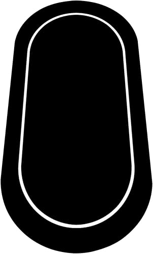 Miniatura 8 de nuveti 79 x 39 cartas de póquer plegables de Texas Poker con diseño de mesa, portátil, antideslizante, tapete de juego de mesa de goma suave