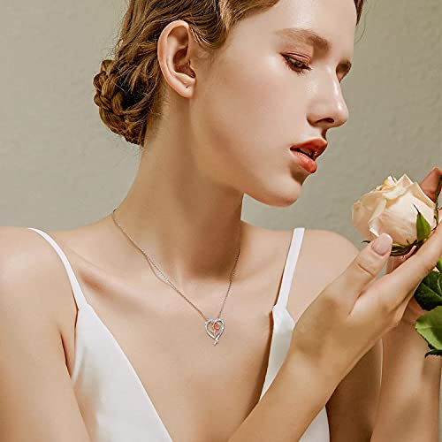Friggem-Collar-de-Plata-para-Mujer-Colgante-de-Corazon-Joyas-de-Amor-para-Esposa-Novia