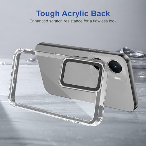 Image of amazon basics Back Case Cover for Vivo Y16 (TPU + PC Transparent)