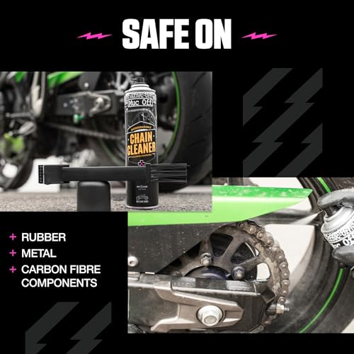 Miniatura 5 de Muc-Off Limpia Cadenas De Moto, 400 Ml - Spray Limpiador Para Cadena De Moto - Limpiador De Cadenas De Moto Soluble Al Agua Y Biodegradable - Adecuado Para Cadenas O, X Y Z-Ring