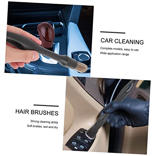 Beatifufu 1 Conjunto De Escovas Para Saída De Ar Do Carro Escovas Detalhadas Kit De Limpeza De Carro