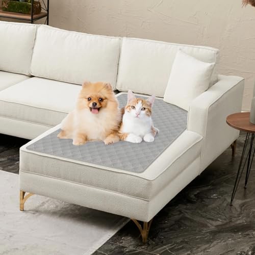 Binlava wasserdichte Hundedecke, 100×127CM rutschfest & Waschbar, Kratzfest Hundematte als Sofa Bett Auto Schutz, Beidseitig nutzbar, Outdoor geeignet für Hunde Katzen Haustiere