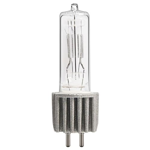 LedWekei Bombillas halógenas G9.5, halógenas de 220 V G9.5 HPL 750 W, bombillas de foco, bombillas de luz blanca cálida regulables de 3200 K para luz de escenario de imágenes, 1 unidad