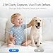 2.5K Security Camera Indoor, Non-Subscription AI Person/Pet/Cry Detection, 4MP Pet/Dog/Cat Camera w/Phone App, Pan Tilt 2.4GHz WiFi Cameras for Home Security, Full Duplex 2-Way Audio, IR Night Vision