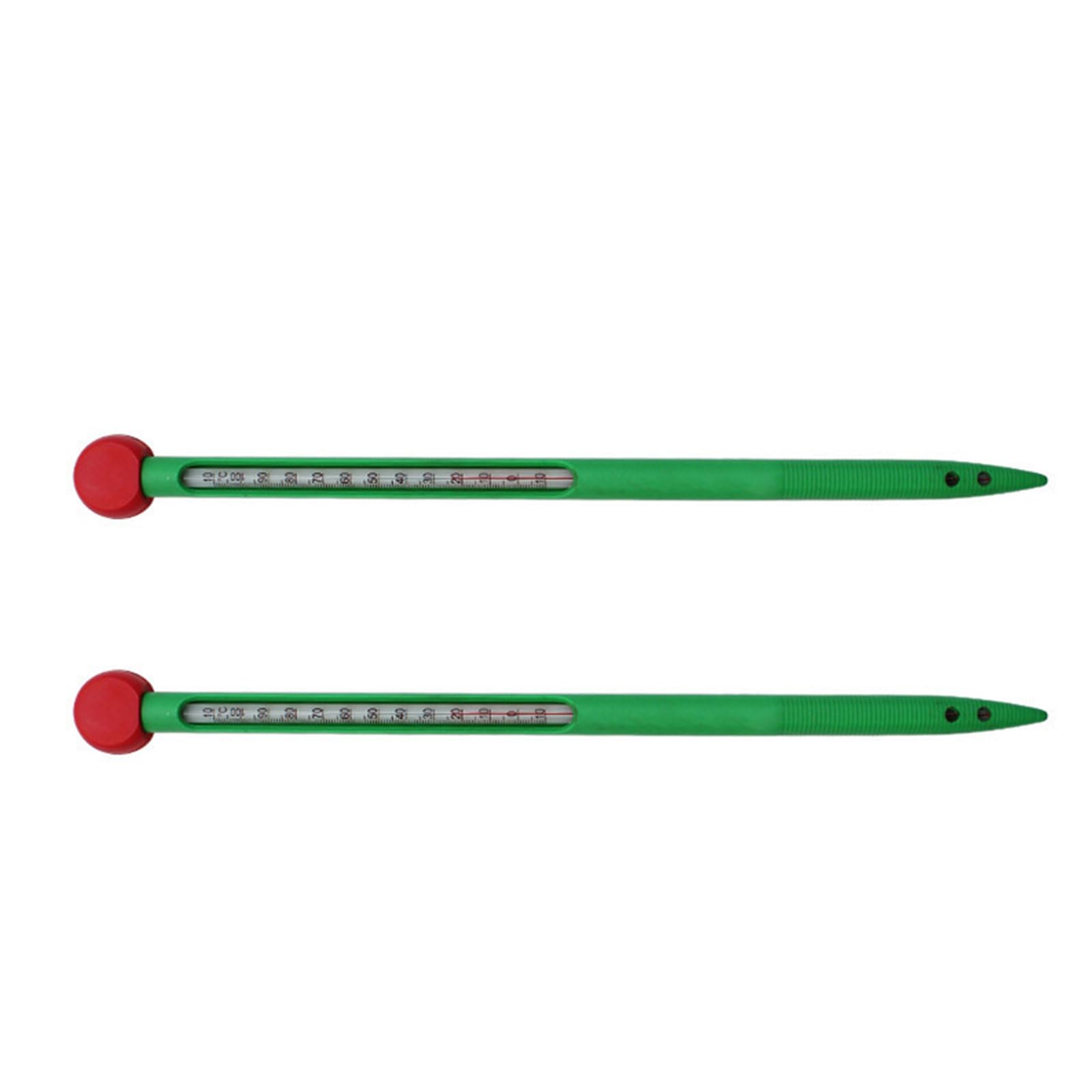 Pffiocix 2 Soil Thermometer For Gardening And Agriculture, Strong For Weather Conditions, Long Term Use Soil Thermometer